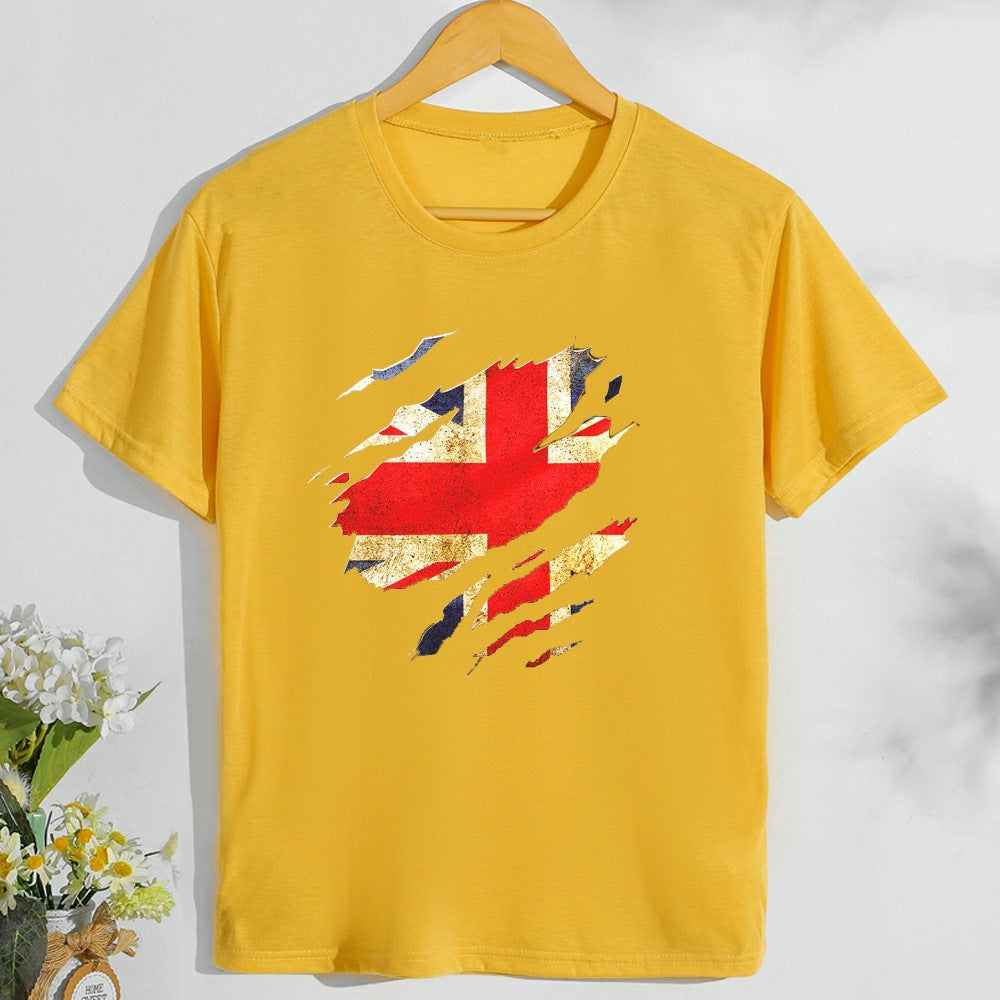 Inspired by Queen's Platinum Jubilee 2022 Elizabeth 70 Years T-shirt Men's and Women's Loose Large Size T-shirt Short Sleeve Summer