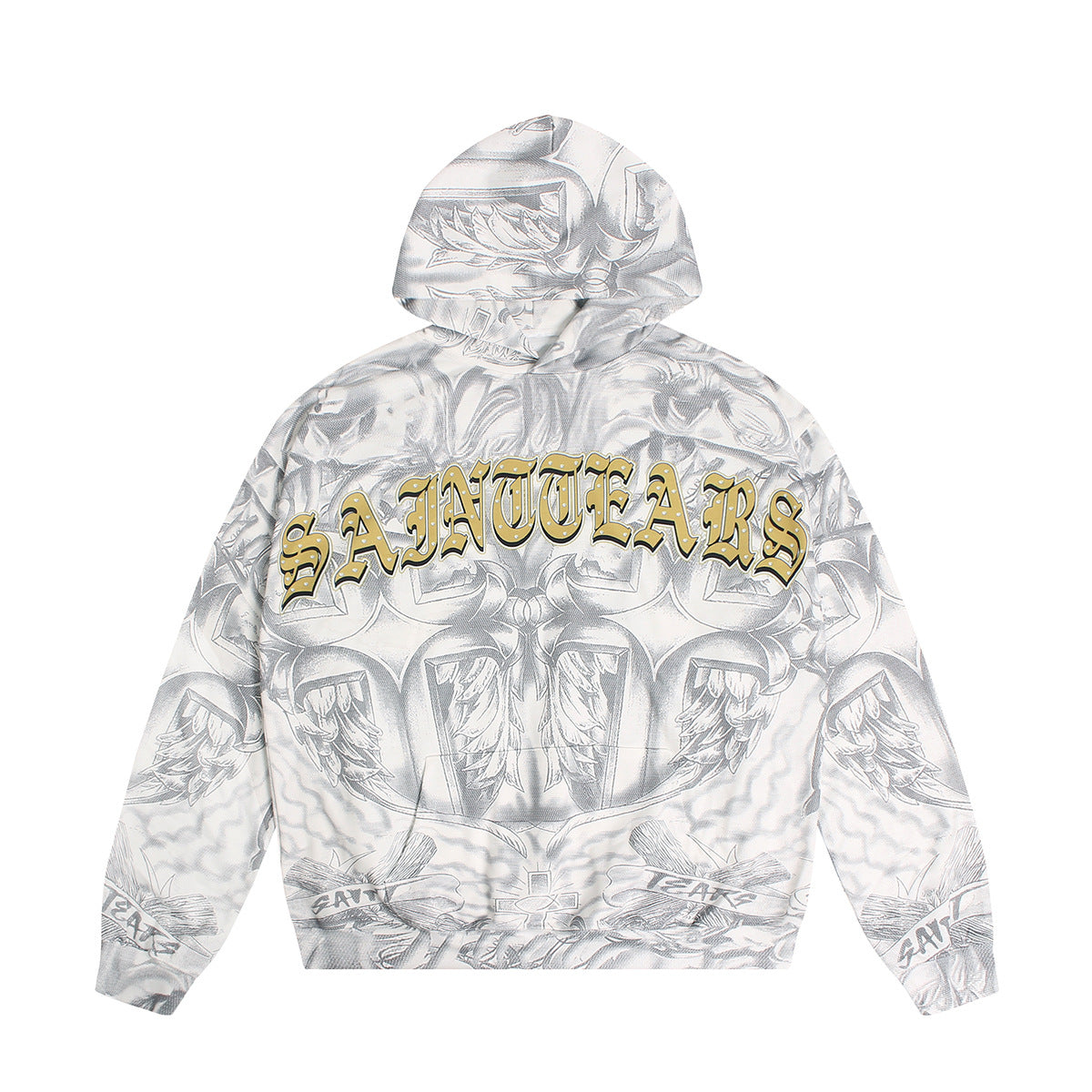 Unisex Hoodies Saint Michael Trendy Loose Hoodie