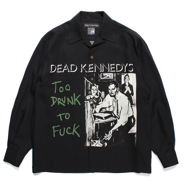 GUILTYPARTIES TIGER Shirts Kennedy Band Long Sleeve Shirts
