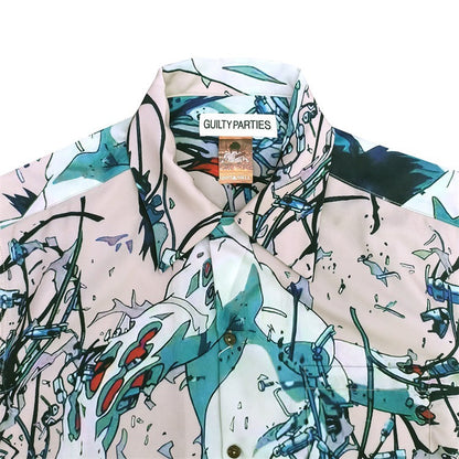 GUILTYPARTIES TIGER Shirts Ghost in the Shell joint print, short-sleeved shirt