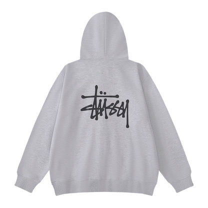 Stussy Hoodie Zip Cardigan Hooded Sweater