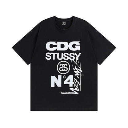 Stussy T Shirts Casual Loose Couple T Shirts