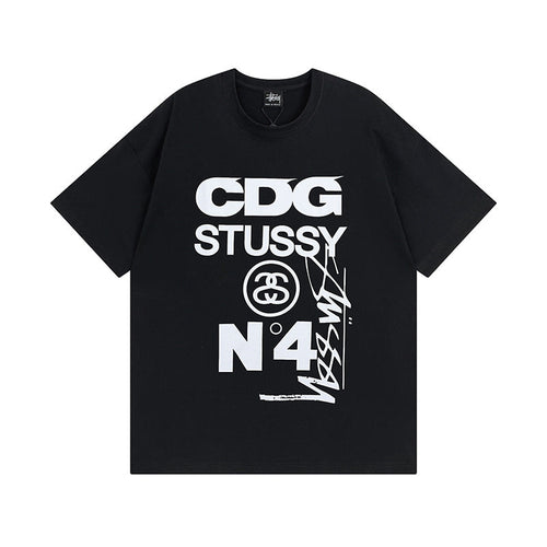 Stussy T Shirts Casual Loose Couple T Shirts