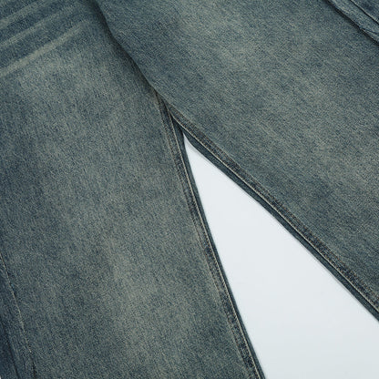 Men Jeans Retro Distressed Loose