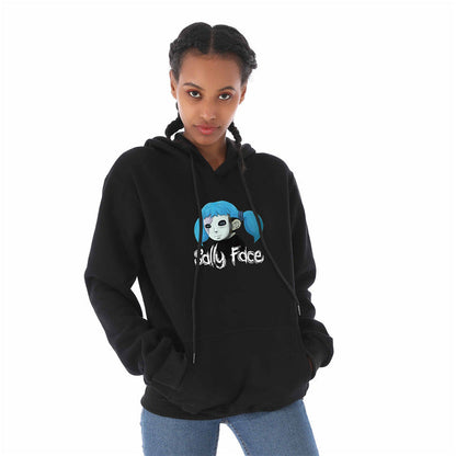 Sally Face Hoodie Sally Face Game Character Printing plus Velvet for Women