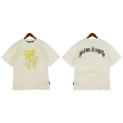 Palm Angle T Shirts Comic Coconut Pattern