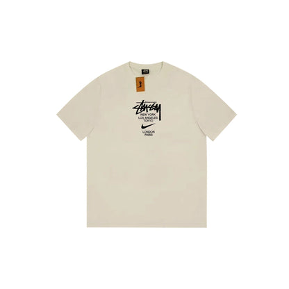 Stussy T Shirts Loose Casual T-Shirts Same for Men and Women