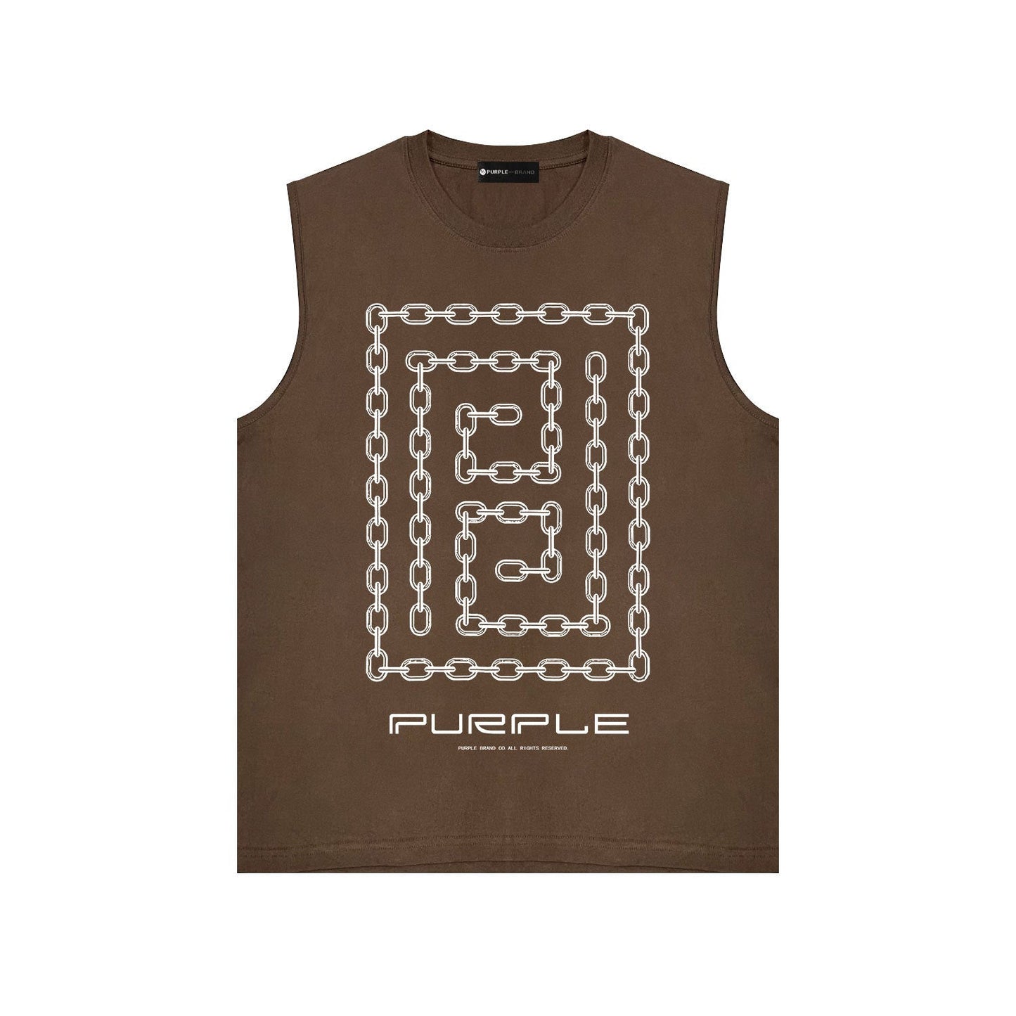 Purple Brand Tank T Shirts Sleeveless T-shirt Vest