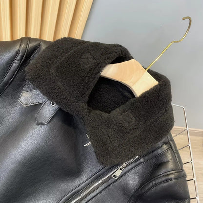 Women Cotton Coat Lamb Wool Loose Thick