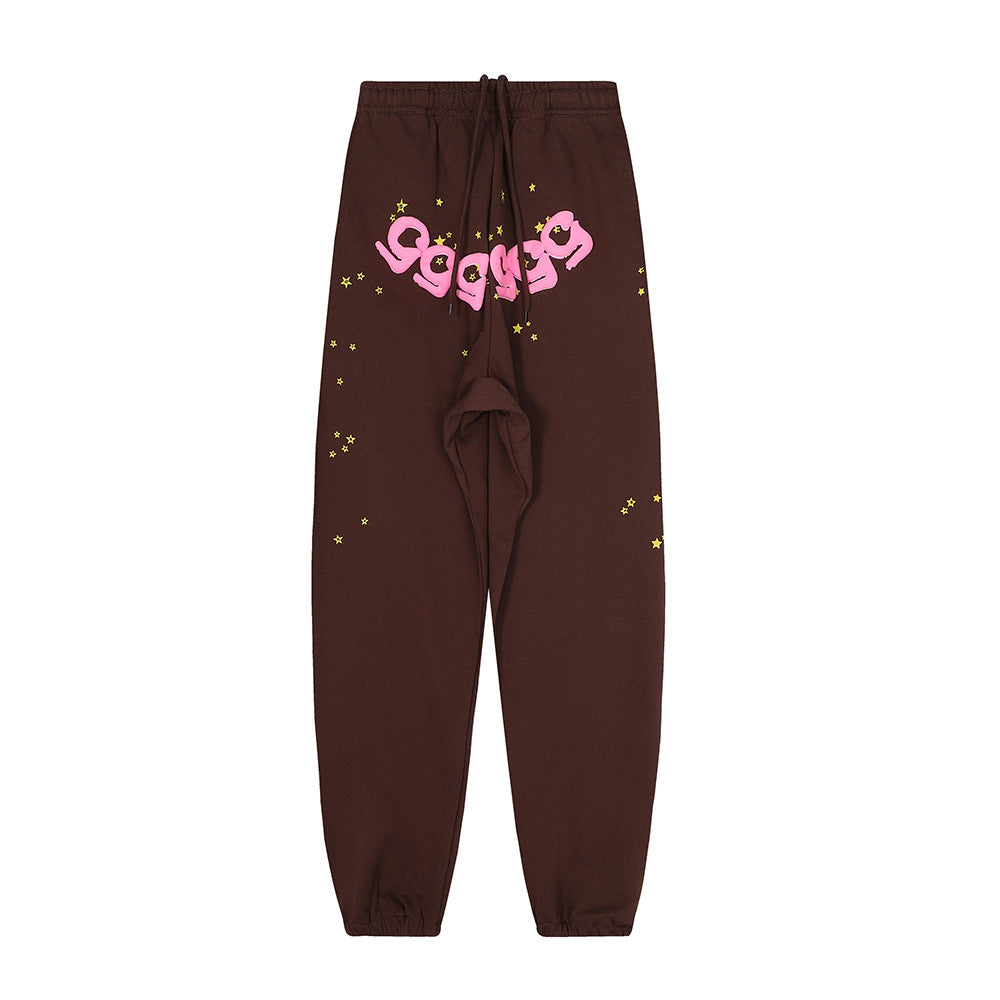 Sp5der Sweatpants Star Same Style Leisure Tappered
