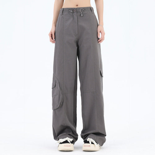 Men Sweatpants Casual Trousers Men's Loose Straight Wide Leg Pants Sports Overalls
