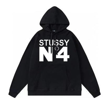 Stussy Hoodie Fall/Winter Fleece Hooded Sweater