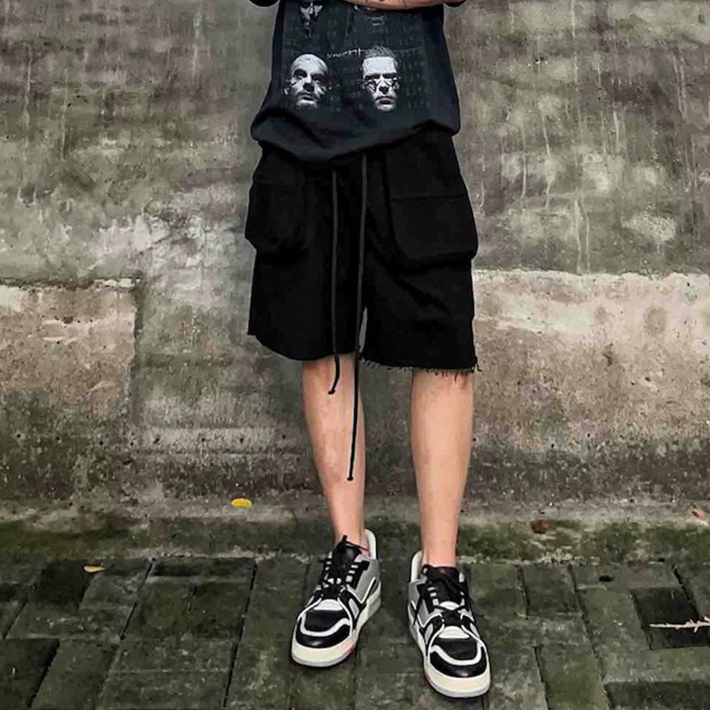 MIJKO Mens Shorts 3D Pocket Unisex Shorts