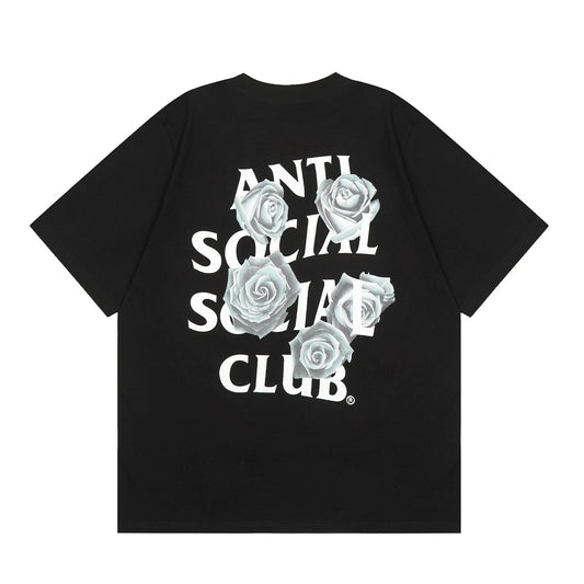 ANTI SOCIAL CLUB T-Shirt Printed Casual Short Sleeve T-Shirt