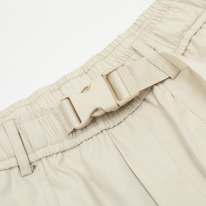 Men Shorts with Belt Workwear Multi-Pocket Loose