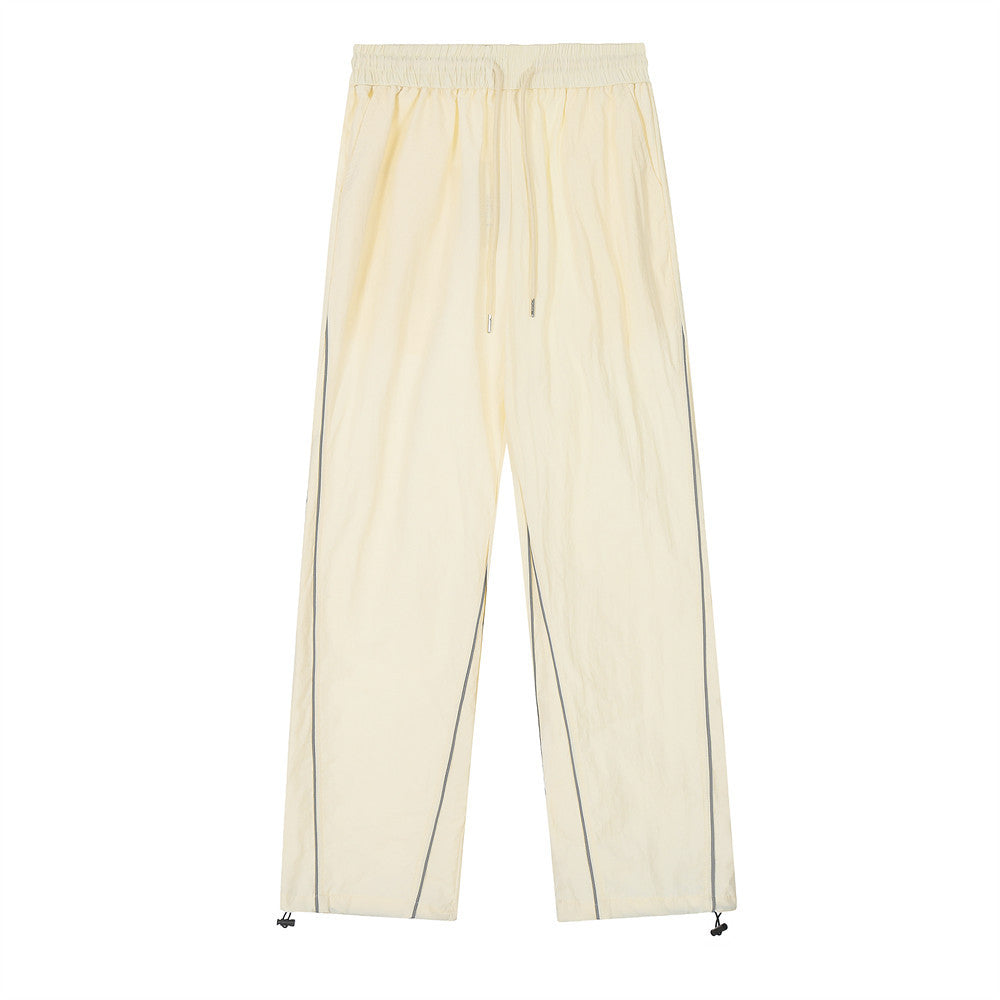 Men Sweatpants Casual Trousers Men's Quick-Drying Loose Outdoor Sports Straight Pants