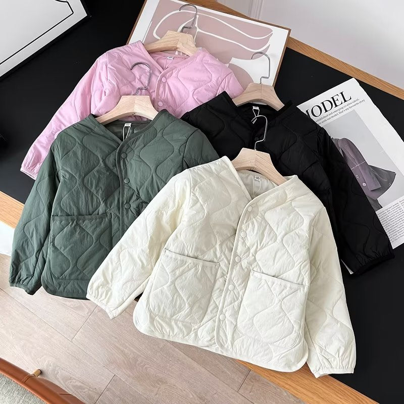 Women Cotton Coat Warm Rhombus Coat