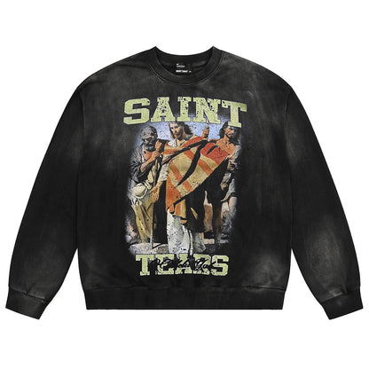 Unisex Hoodies Saint michael Made Old Crew necks Hoodies