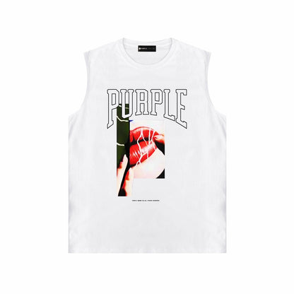 Purple Brand Tank T Shirts Sleeveless T-shirt Vest