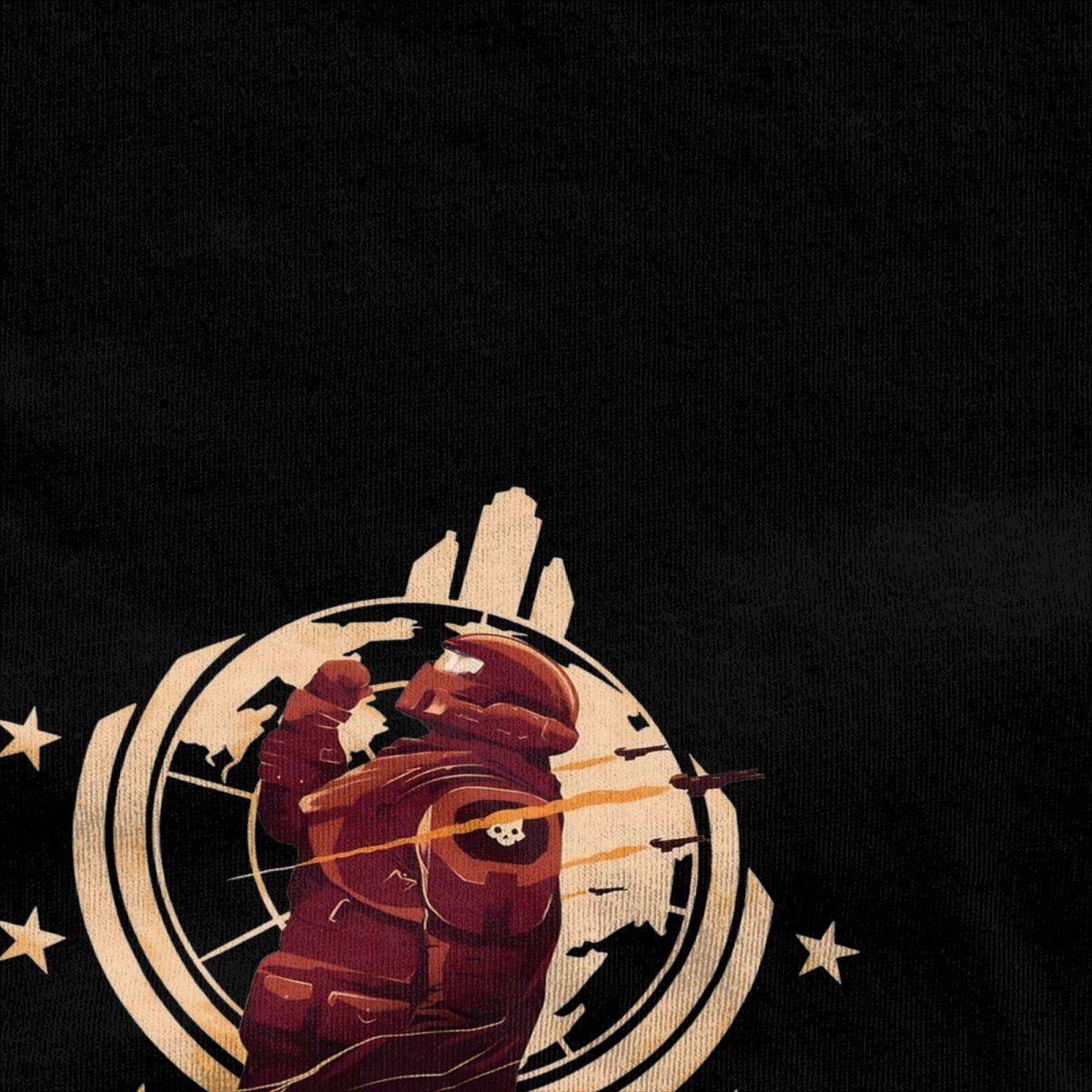 Helldivers 2 Game Malevelon Creek T Shirts Men's Cotton Vint