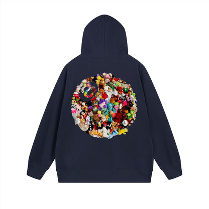 Stussy Hoodie Zip Cardigan Hooded Sweater