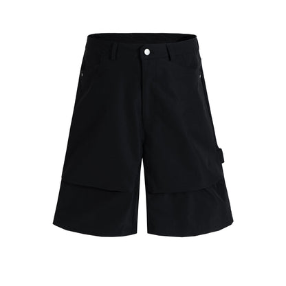 MIJKO Men Shorts Men's and Women's Same Tie Design Seven-Point Shorts