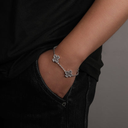 Bracelet Cross Bracelet Luxury Diamond Crosses Spectrum St. Valentine's
