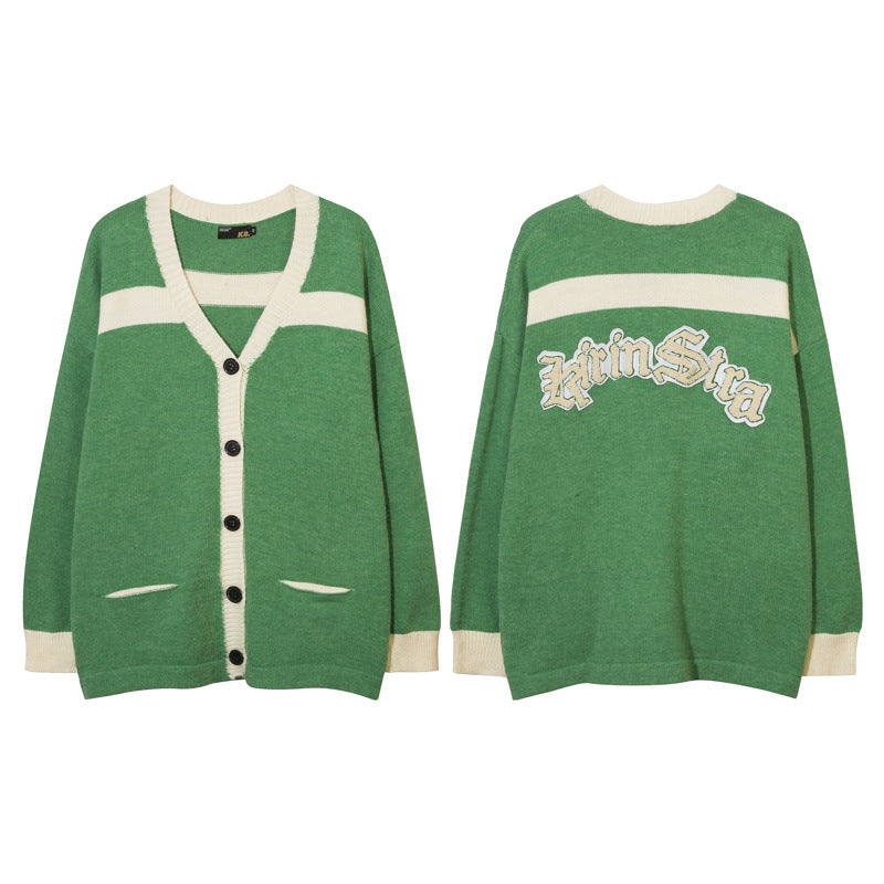Women Sweater Vintage Sweater College Style Sweater