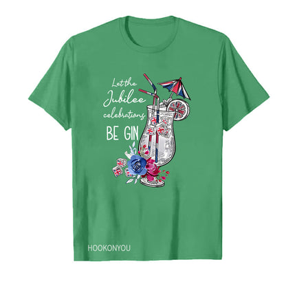 Inspired by Queen's Platinum Jubilee 2022 Elizabeth 70 Years T-shirt Printed round Neck Short Sleeve T-shirt