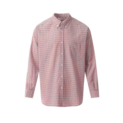 Unisex Shirts OUR LEGACY Pink Checked Loose Lining