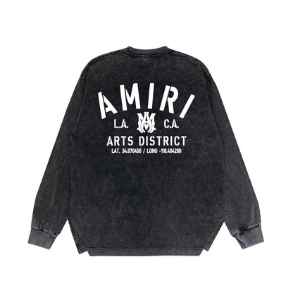 Amiri Long-Sleeve Shirt Vintage Long Sleeve T-shirt