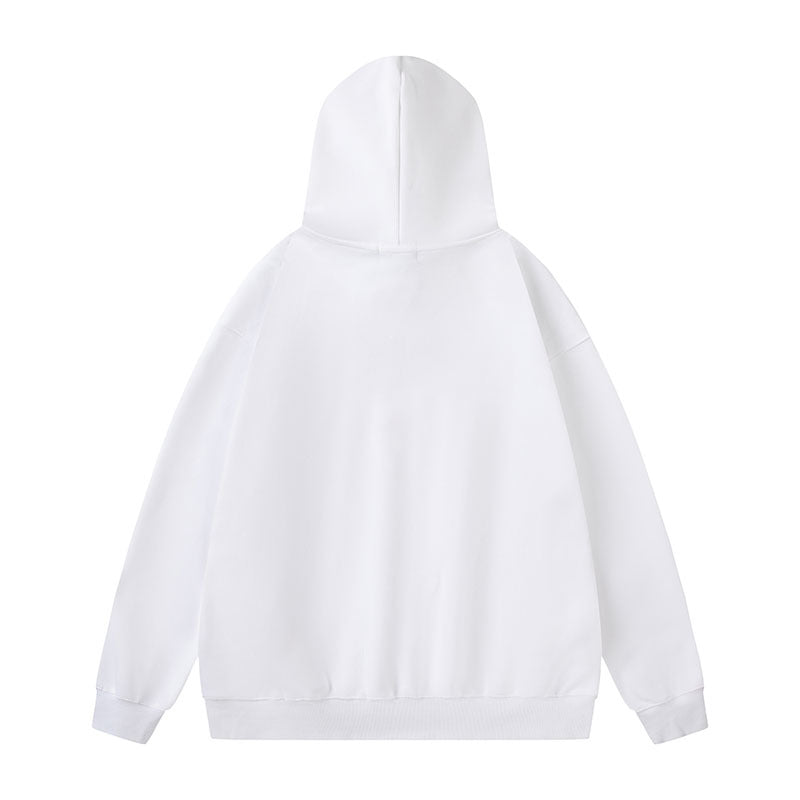 Men Hoodie Spider Web Graffiti Couple Hooded Sweater