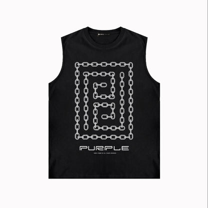 Purple Brand Tank T Shirts Sleeveless T-shirt Vest