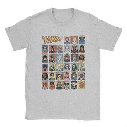 X-Men Charaters T-Shirt Men Xmen Group T Shirts