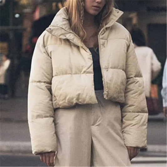 Women Cotton Coat Winter Warm Casual Jacket