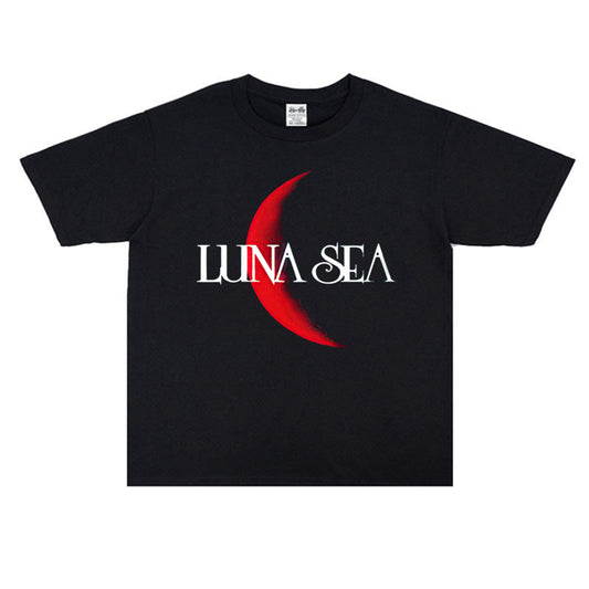 Rock Star T Shirt Luna Sea Luna Sea Band Printing Short Sleeve Loose T-shirt Men and Women