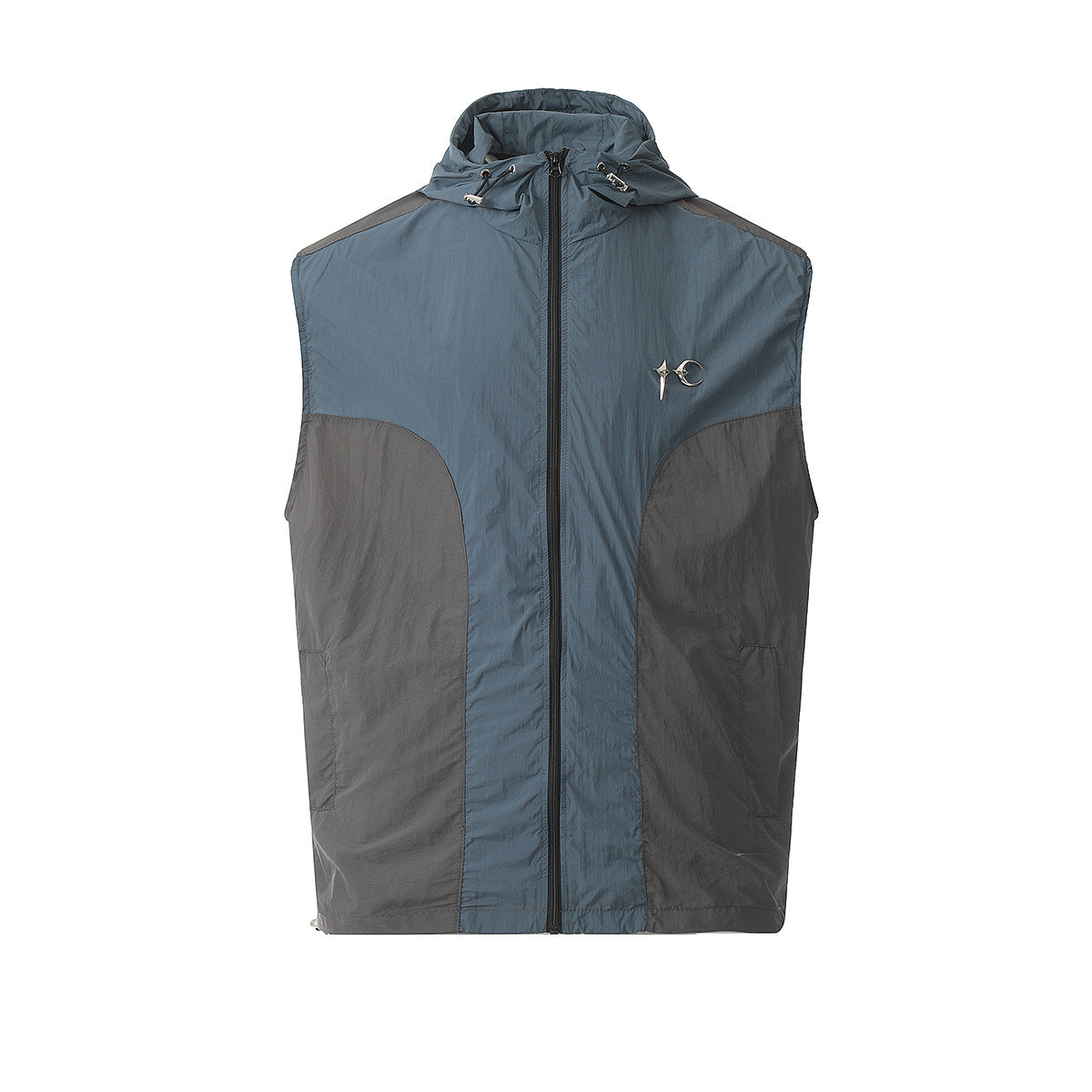 Unisex Sun Protection Shirt Thug Club Locomotive Wind Splicing = Vest Vest Jacket Sunscreen Clothing