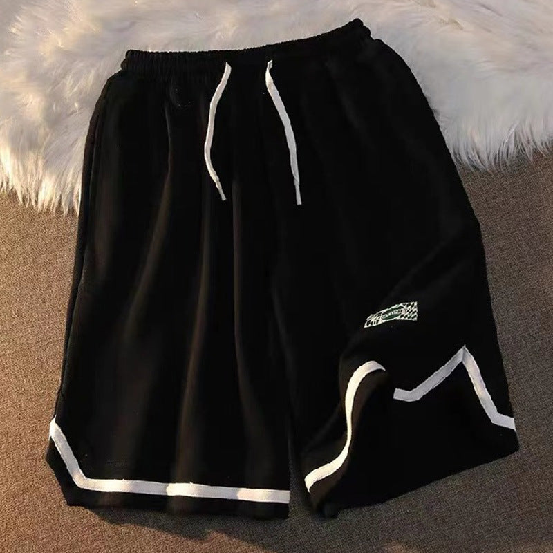 Men Beach Shorts Basketball Shorts Summer Loose Leisure Sports