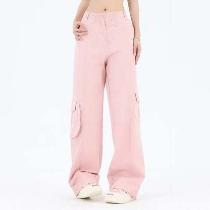 Men Sweatpants Casual Trousers Men's Loose Straight Wide Leg Pants Sports Overalls