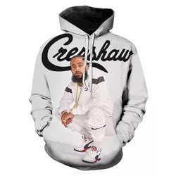 Nipsey Hussle Hoodie 3D Printing plus Size Sweater