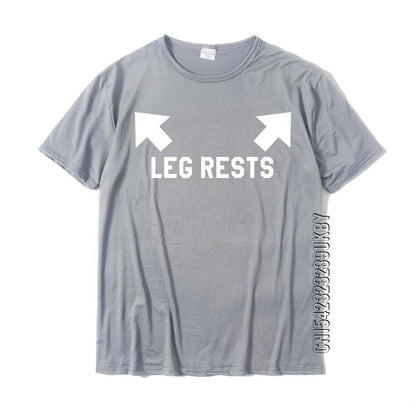 Funny Leg Rests Dad Joke Gift T-Shirt Adult Oversized Hi
