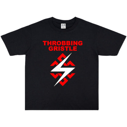 Rock Star T Shirt Experimental Music Industrial Rock Throbbing Gristle Printed T-shirt Men and Women