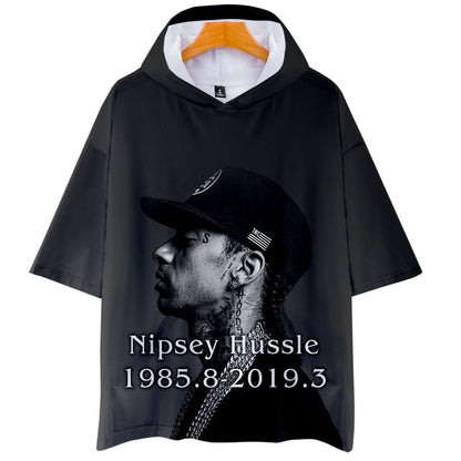 Nipsey Hussle T Shirts 3D Printed Hood T-shirt