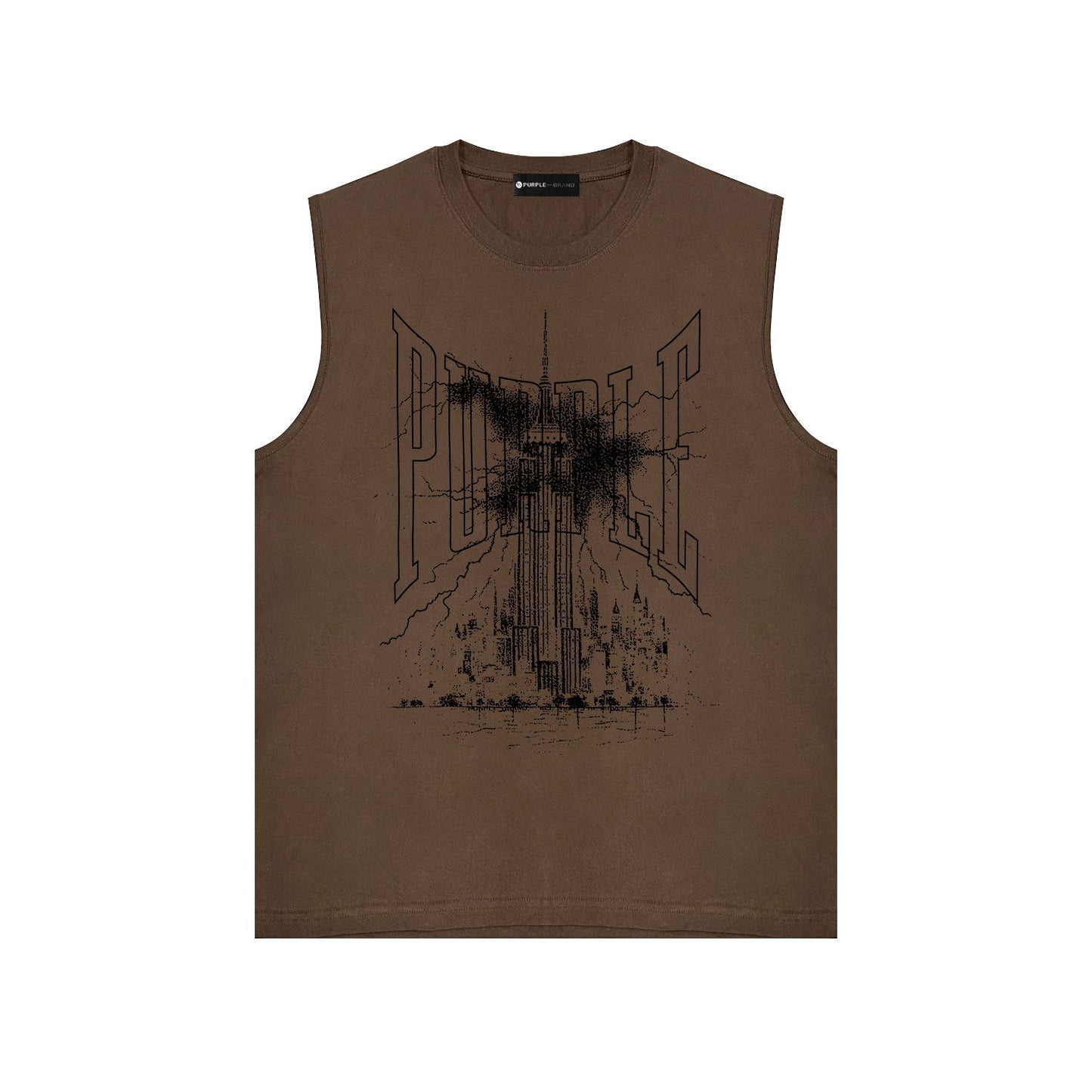 Purple Brand Tank T Shirts Sleeveless T-shirt Vest