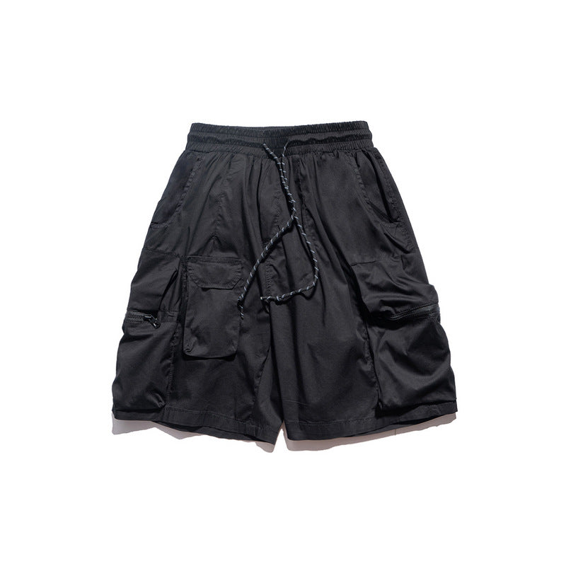 Men Shorts Multi-Pocket Functional Workwear Shorts