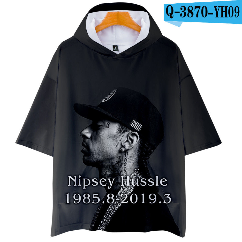 Nipsey Hussle T Shirts 3D Printed Hood T-shirt