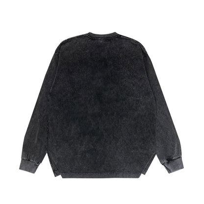 Amiri Long-Sleeve Shirt Vintage Distressed Long Sleeve T-shirt