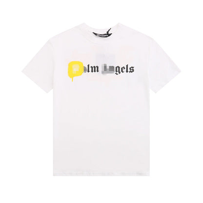 Palm Angle T Shirts Graffiti Printing Loose Half Sleeve