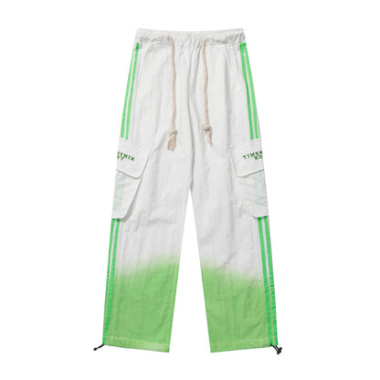 Men Sweatpants Casual Pants Men Straight-Leg Trousers Spring/Summer Workwear with Pocket Elastic Waist Baggy Pants