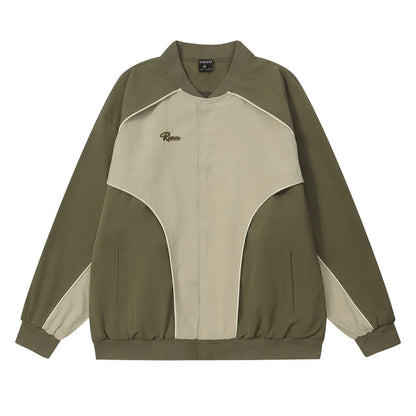 Men Jacket Coat Sports Loose Casual Baseball Uniform